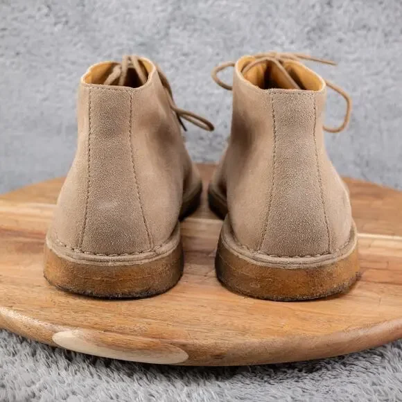 Size 10 D -Sebago Light Brown Suede Chukka Ankle Boots Gum Sole